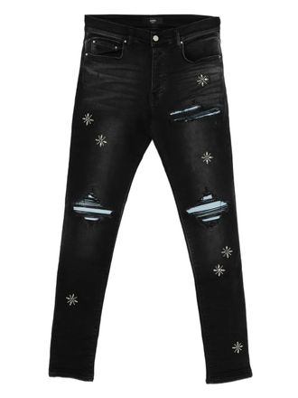 Amiri Jeans decorati - Nero