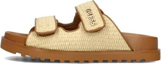 Guess Bruine Elegante Zomer Sandalen - Dames - Sandalen - Beige - 40 EU - Denim - Schoenen