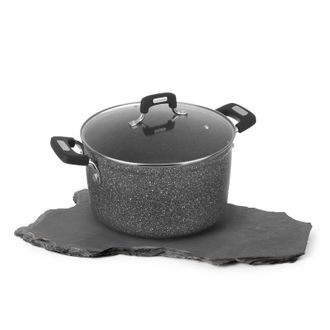 KASANOVA Pentola con coperchio da 22 cm in alluminio