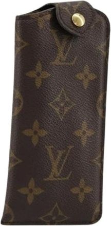 Louis Vuitton Pre-owned Accessories, female, Brown, Size: ONE SIZE Pre-owned Glasses Case