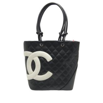 Chanel Pre-owned Tote Bags, female, Black, Size: ONE SIZE Pre-owned Quilted Lambskin Tote