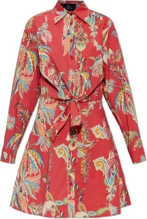 Etro Shirt Dress - Dames - Shirt Kleedjes - Veelkleurig - XS - Katoen - Kleedjes