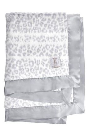 Little Giraffe Luxe Leshiba Baby Blanket in Silver at Nordstrom