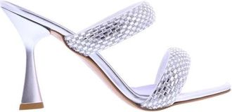 Albano Schoenen, Dames, Grijs, 37 EU, Strass Sandaal voor Dames