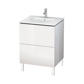 Duravit Mueble Bajo Lavabo L-cube 514x620x704mm Marr&oacute;n Oliva Brillo Intenso
