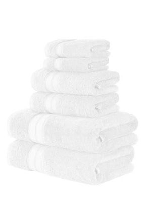 Modern Threads SpunLoft 6-Piece Towel Set in White at Nordstrom Rack, Size 6 Piece Set