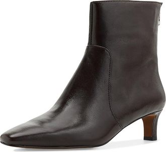 Madewell The Dimes Kitten-Heel Boot In Crinkle Leather Womens Boots Turkish Coffee : 6 M