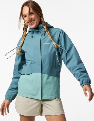 Cotopaxi Rayu Rain Jacket - Womens in Everglade And Tide Pool at Nordstrom, Size Xx-Small