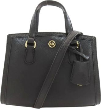 Michael Kors Pre-owned Handbags, female, Black, Size: ONE SIZE Pre-owned Leather Handbag