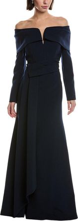 Carla Ruiz Off-The-Shoulder Maxi Dress