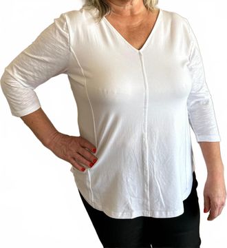 Neon Buddha Reversible Top In White