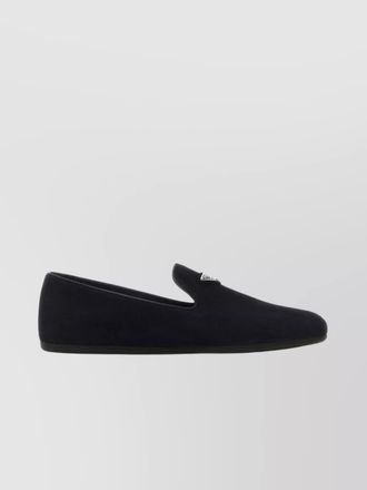 Prada suede leather loafers