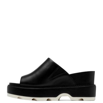 Sorel Joanie IV Slide Wedge Black/Sea Salt 2069791-010 Womens