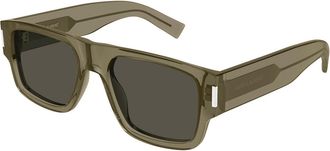 Saint Laurent SL 659 003 Mens Sunglasses Brown Size 55 - Free RX Lenses - Free RX Lenses