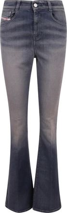 Diesel Jeans, Dames, Blauw, W28, Katoen, 1973 D-Partt Bootcut Jeans