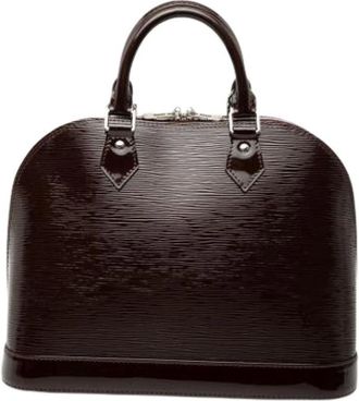 Louis Vuitton Pre-owned Handbags, female, Purple, Size: ONE SIZE Pre-owned Alma PM