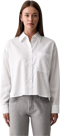 A|X Armani Exchange Mujer, Blusas y Camisas, Blanco, Talla: S