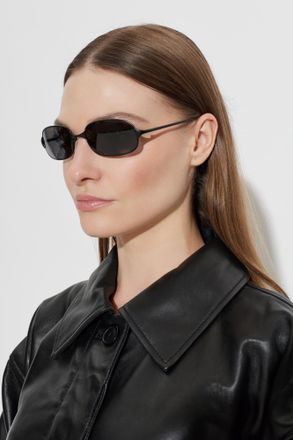 Alexander McQueen Sunglasses, Unisex, Black