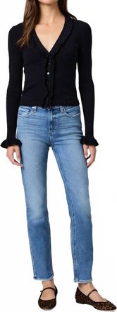 Paige Cindy Straight Jeans In Buckingham