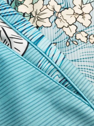 F.R.S. Japanese Branch Print Shorts - Teal