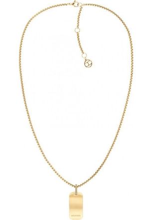 Tommy Hilfiger Womens 2780862 Ladies Necklace - Gold Stainless Steel - One Size