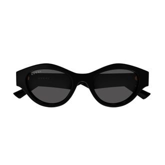 Gucci Zonnebril met kattenoogmontuur - Dames - Accessoires - Zwart - Maat: 51 MM