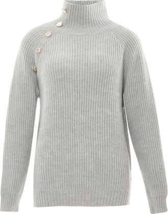 Faina Jumper Dames licht grijs melange