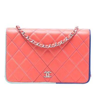 Chanel Pre-owned Cross Body Bags, female, Pink, Size: ONE SIZE Pre-owned Vintage Crossbody Bag