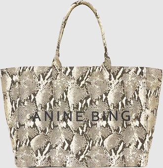 Anine Bing Tote Bag Leo Print
