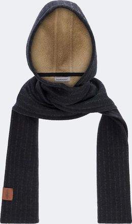 Ruslan Baginskiy Striped wool-blend hood