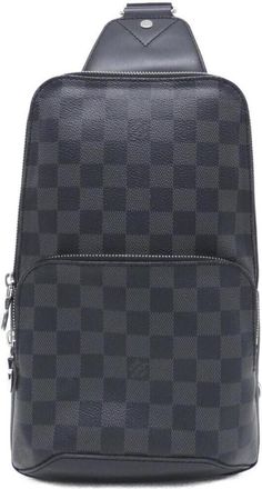 Louis Vuitton Graphite Coated Canvas Shoulder Bag (Pre-Owned)