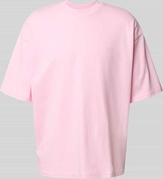 Review Oversized T-Shirt mit Rundhalsausschnitt in Rosa, Gr&ouml;&szlig;e XL