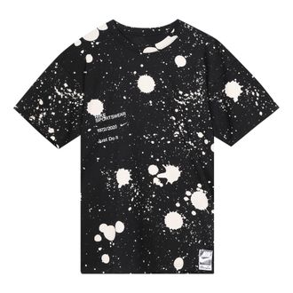 Nike Sportswear Printing Short Sleeve Splash Black White CW0381-010