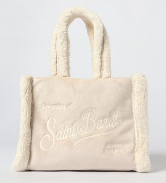 MC2 Saint Barth Borsa Colette Shearling Mc2 Saint Barth in camoscio e pelliccia sintetica