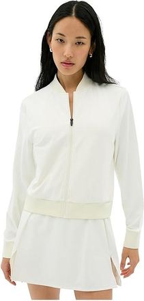 SPLITS59 Airweight Bomber Jacket Womens Jacket White : XL, Nylon/Spandex