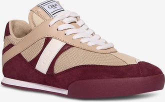 Chlo&eacute; Niedrige Ledersneakers Kick
