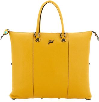 Gabs Gele Handtas G3 Plus Grote Tote - Dames - Shoppers - Geel - ONE Size - Leer - Tassen