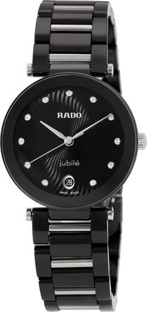 Rado LaCoupole Quartz Diamond Black Dial Ladies Watch R22243703