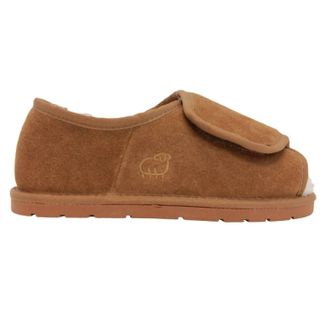 Lamofootwear Womens Open Toe Wrap Shoes In Chestnut