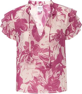 Misa Maria Top In Fuchsia