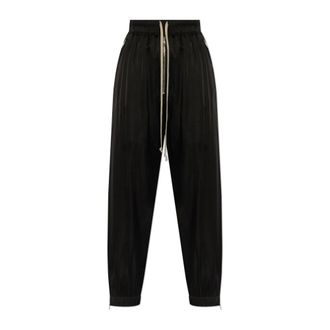 Rick Owens Broeken, Dames, Zwart, S, Track Pants