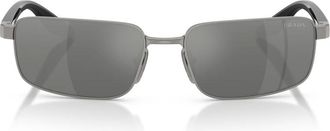 Prada Sunglasses, unisex, Gray, Size: 59 MM Linea Rossa PS B54S