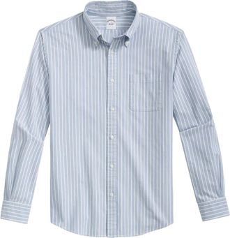 Brooks Brothers Camicia con colletto button-down - Blu