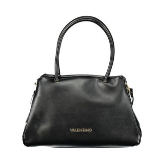 Valentino Handbags, female, Black, Size: ONE SIZE Polyethylene Handbag with Sleek Design