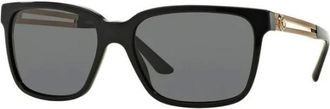 Versace Ve4307 Square Sunglasses - male - Versace - Sunglasses - Black - 58 MM - Accessories