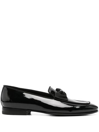 Tagliatore Loafers van lakleer - Zwart