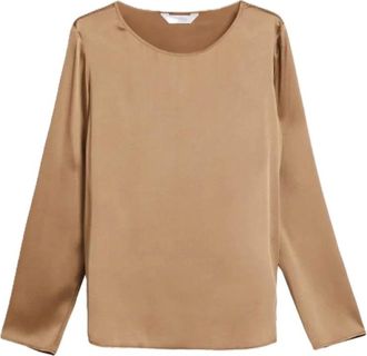 Max Mara Mujer, Blusas y Camisas, Marr&oacute;n, Talla: S