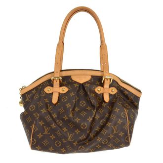 Louis Vuitton Tivoli Handbag Monogram Canvas Brown Canvas Handbag (Pre-Owned)