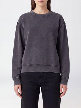 Haikure Cotton Crewneck Sweatshirt with Cut-Out Detail and V-Back