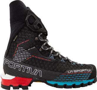 La Sportiva Womens Trango Pro GTX Mountaineering Boots Black 37.5 EU